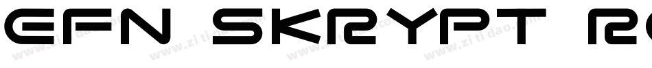 EFN Skrypt Regular字体转换